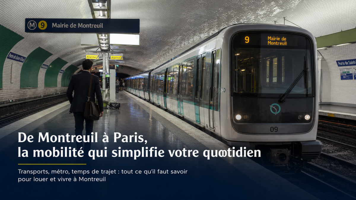 transport Montreuil Paris